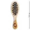 BST-328/1 Массажная расческа деревянная "Бабочка" (береста)