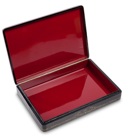 ШК-30/ 54 Шкатулка "Из-за острова на стрежень.." худ. Романова Е.