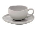 Чашка с блюдцем Organica, серая, 0,09 л. Easy Life
