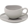 Чашка с блюдцем Organica, серая, 0,09 л. Easy Life
