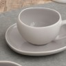 Чашка с блюдцем Organica, серая, 0,09 л. Easy Life