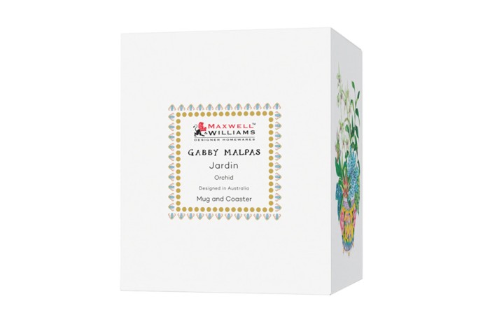 Кружка с подставкой Орхидея, 0,3 л. Maxwell & Williams