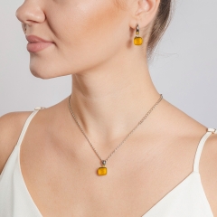 Колье Firenze sunflower 400255.1 BR/S Qudo