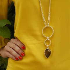 Колье COFFE AGATE