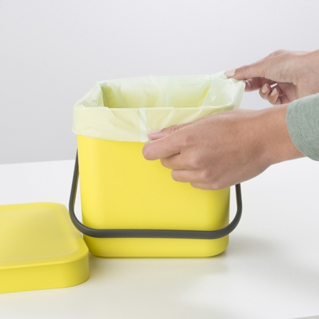 Биоразлагаемые мешки для мусора PerfectFit, размер S (6 л), 10 шт. Brabantia