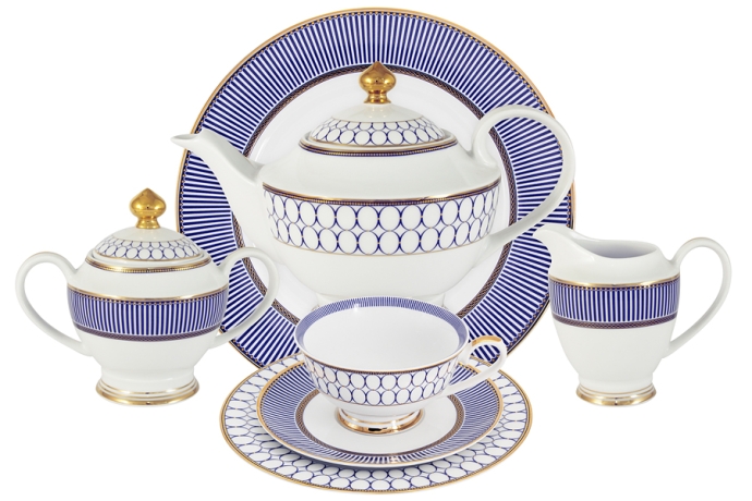 Чайный сервиз Адмиралтейский, 12 персон, 42 предмета, Midori