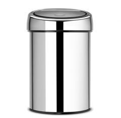 Мусорный бак Brabantia Touch Bin (3л), Полированная сталь Brabantia