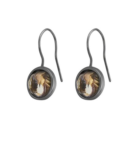 Серьги tiger eye A9002.15 BR/BW Possebon