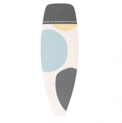 Чехол PerfectFit 135х45 см (D), 4 мм фетра + 4 мм поролона, термоустойчивая зона для утюга, Цветные пузыри Brabantia