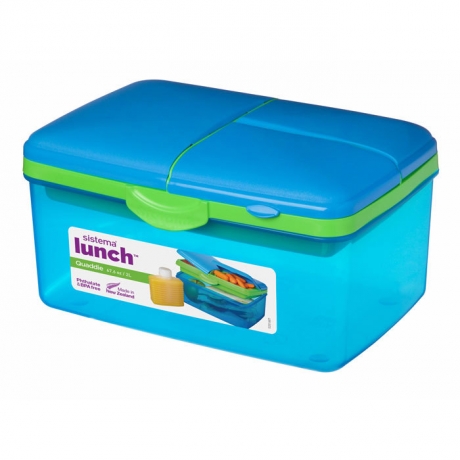 Набор Lunch: четырехсекционный ланчбокс (2 л.) и бутылка, мульти, Sistema