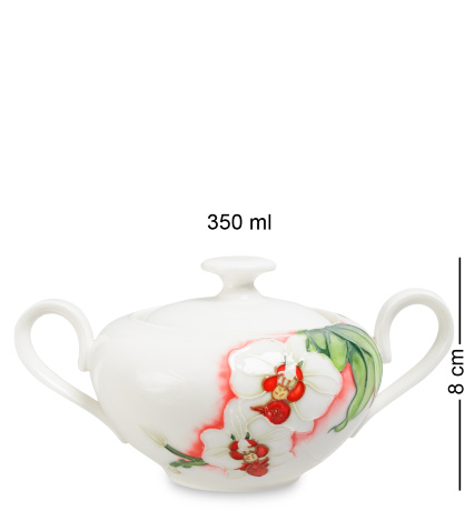 JS-36 Чайный сервиз на 6 персон "Королевская орхидея" (Pavone)