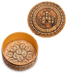 BST-404/ 1 Шкатулка "Храм" (береста)