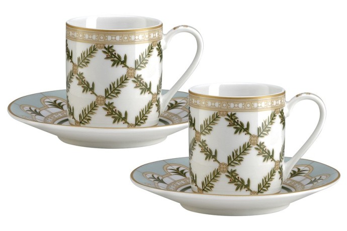 Набор чашек с блюдцами Rosita, 0,08 л, 2 шт. Pozzi Milano 1876