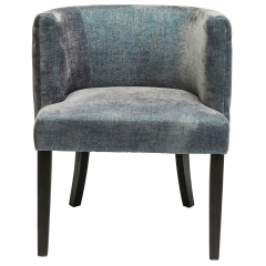 Стул с подлокотниками Theatre, коллекция "Театр" 68*80*64, Полиэстер, Береза, Полиуретан, Дуб, Синий