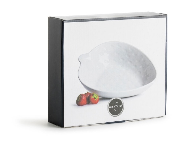 Блюдо сервировочное, 500 мл. "Клубника" Sweden SagaForm