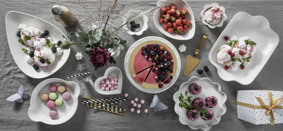 Блюдо сервировочное, 500 мл. "Клубника" Sweden SagaForm