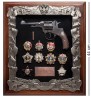 ПК-174 Ключница "Наган с наградами СССР" 40х44