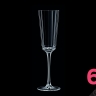 Набор из 6-ти бокалов для шампанского, 190 мл. MACASSAR Cristal d'Arques