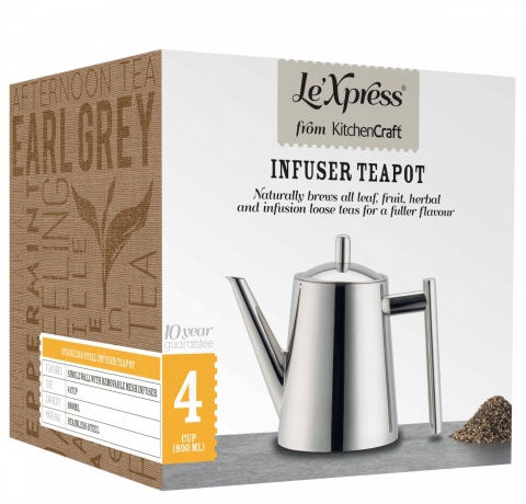 Чайник заварочный, 800 мл. Le'Xpress Kitchen Craft