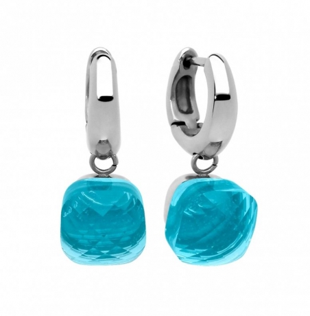 Серьги Firenze aqua 300015 BL/S Qudo