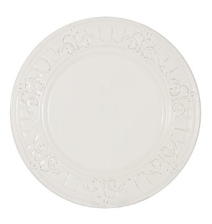 Тарелка закусочная Venice, 23 см. белая Matceramica