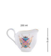 JK- 98 Чайный сервиз 15 пр. на 6 перс. "Песня Мотылька" (Canzone Falena Pavone)