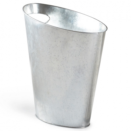 Контейнер мусорный Skinny, металлик, Umbra