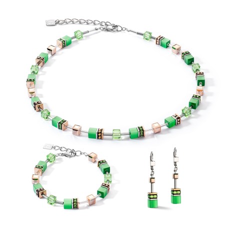 Серьги Green Coeur de Lion