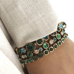 Браслет TERESIA SG EMERALD GREEN MIX