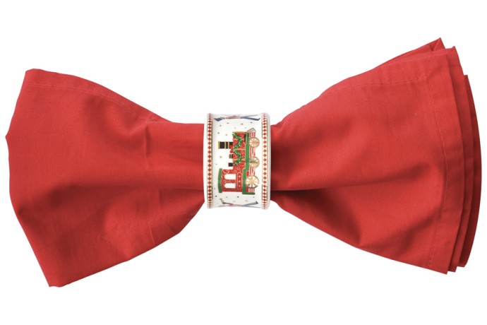 Набор колец для салфеток Полярный экспресс, 4,5 см. 4 шт. Easy Life