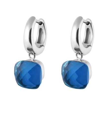 Серьги Firenze sapphire 300297 BL/S Qudo