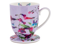 Кружка с подставкой Пенстемоны, 0,4 л. Maxwell & Williams