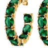 Серьги GRETIA SG EMERALD GREEN
