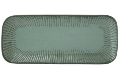 Блюдо прямоугольное Gallery, зелёное, 36х16 см. Easy Life