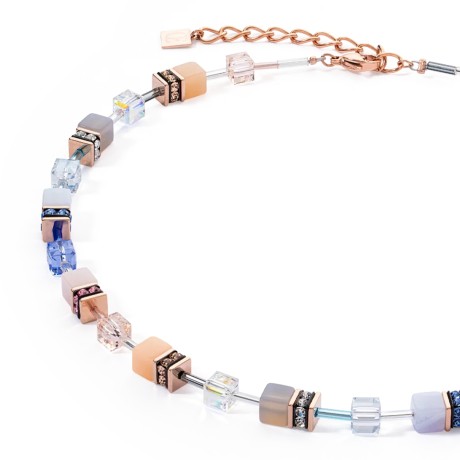 Колье Light blue-Beige 4905/10-0738 Coeur de Lion	