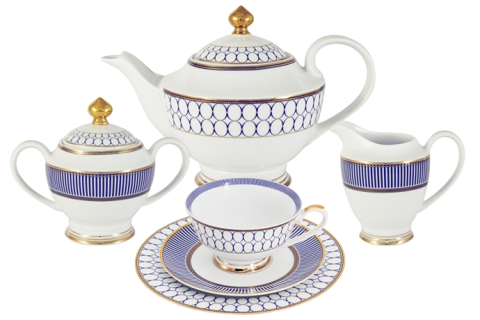 Чайный сервиз Адмиралтейский, 6 персон, 23 предмета, Midori
