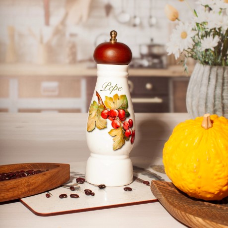 Мельница для перца ручная Frutti di Bosco, 21 см. Nuova Cer