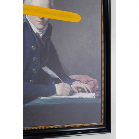 Картина в рамке Writer, коллекция "Писатель" 80*100*3, Хлопок, МДФ, Мультиколор