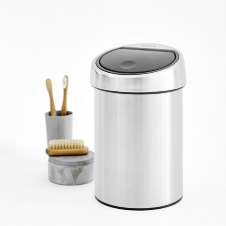 Мусорный бак Brabantia Touch Bin (3л), Матовая сталь Brabantia