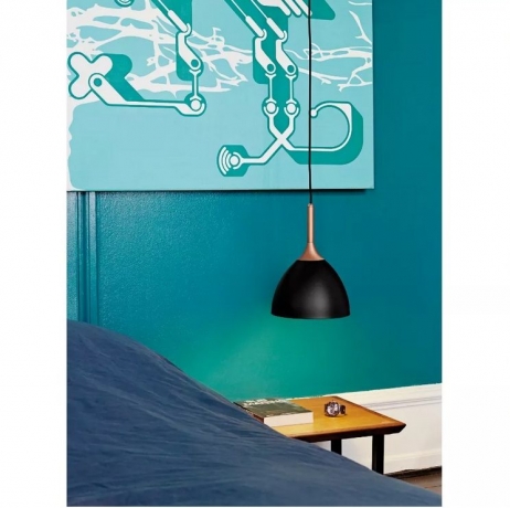 Подвесной светильник BELLEVUE, Ø14 см. черный/метал, Halo Design