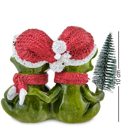 MN-283 Фигурка "Лягушка с елочкой"