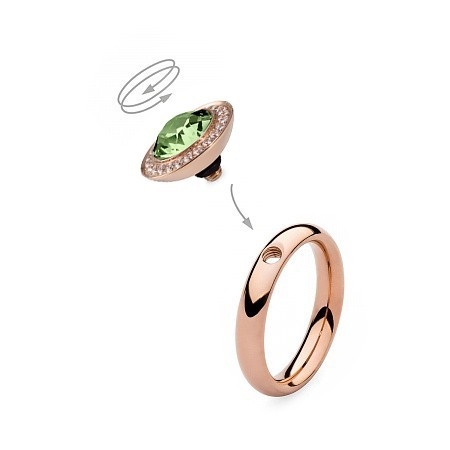 Шарм Tondo Deluxe Peridot 656059 G/RG Qudo