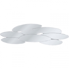 Зеркало Leafs, коллекция "Листья" 46*150*3,2, Стекло, МДФ, Бесцветный