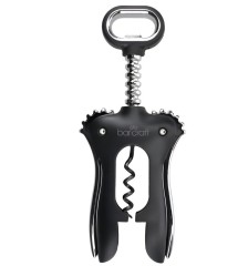 Штопор BarCraft с крыльями, черный Kitchen Craft