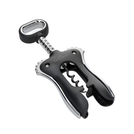 Штопор BarCraft с крыльями, черный Kitchen Craft