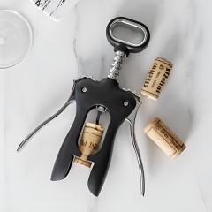 Штопор BarCraft с крыльями, черный Kitchen Craft