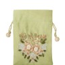 LK-36 Мешочек из льна "Лесные цветы"