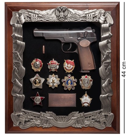 ПК-175 Ключница "Стечкин с наградами СССР" 40х44