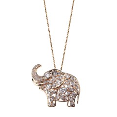 Колье-брошь Слоник Fiore Luna