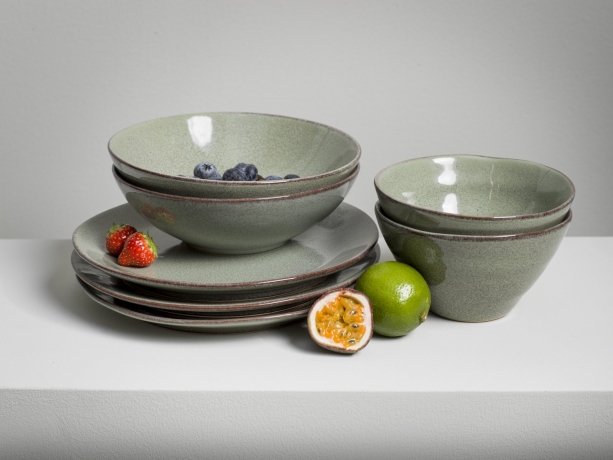 Набор глубоких тарелок, 19 см. Nature, 2 шт. SagaForm